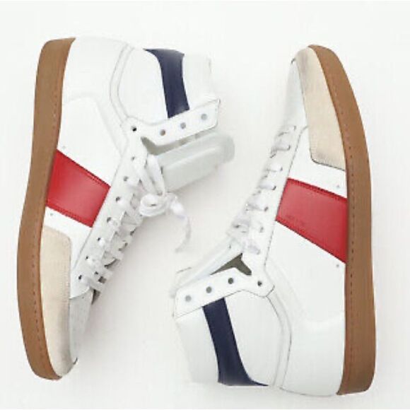 Saint Laurent Suede High Top Sneaker - Picture 1 of 11